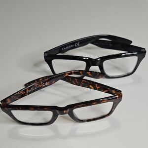 Tahari Black and Tortoise Glasses Duo